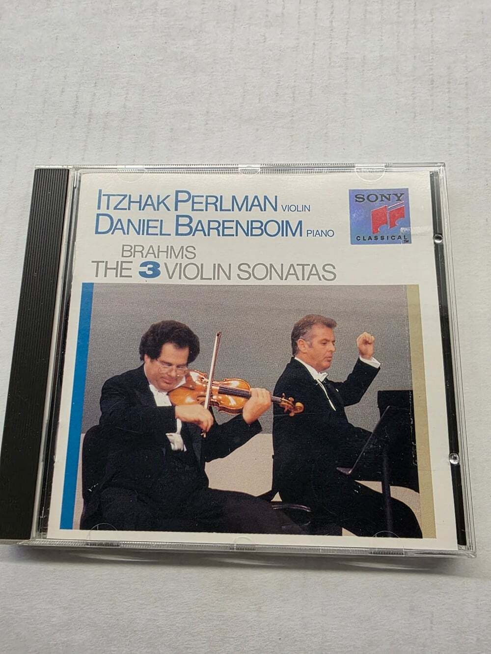 Perlman & Barenboim – Brahms 3 Violin Sonatas CD 1991 Classical Sony